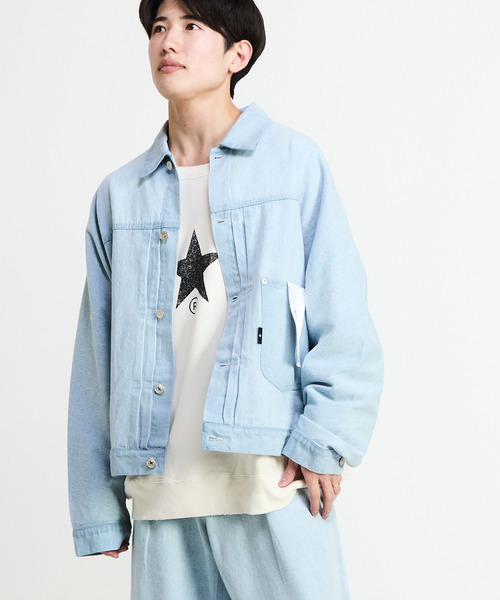 OVERSIZED DENIM JACKET (SET-UP)（デニムジャケット）｜CONVERSE