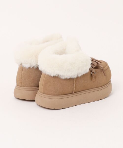 apres jour（アプレジュール）の「ムートンショートブーツ（ブーツ・レディース・ベージュ/キャメル/ブラック・LARGE/SMALL/X-LARGE/MEDIUM）」の17枚目の写真