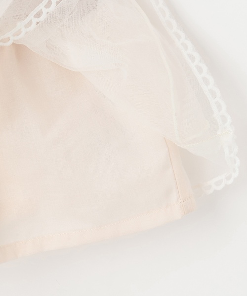 petit main（プティマイン）の「チュールペプラムロゴ長袖Tシャツ（Tシャツ/カットソー・キッズ・チャコール/ライトピンク/ライトブルー・130cm/100cm/80ｃｍ/90cm/110cm/120cm）」の12枚目の写真