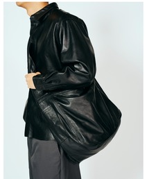 bukht | BUKHT ブフト / LEATHER NEWS PAPER BAG LARGE(ショルダーバッグ)