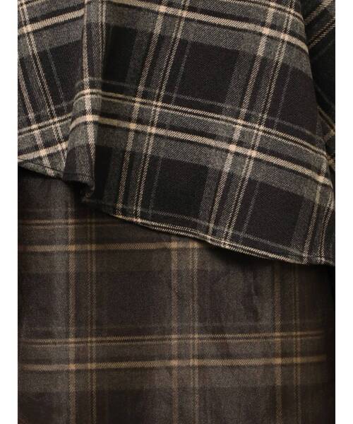 マーキュリーデュオ　異素材使いティアードスカート　M 追加生産】異素材使いティアードスカート（スカート）｜MERCURYDUO