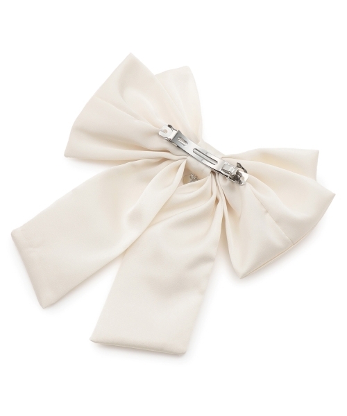 mezzo piano Junior（メゾピアノジュニア）の「ビッグリボンバレッタ♪（その他ヘアアクセサリー・キッズ・アイボリー/ブラック・F）」の3枚目の写真