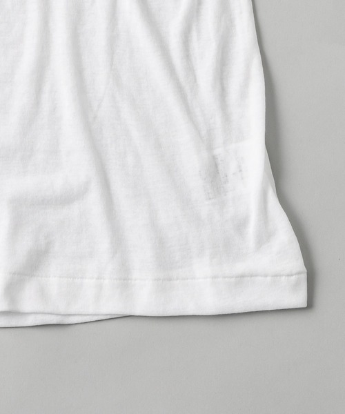 kuros'(クロス)の「【kuros’オリジナル】タートルネックコットンシアーロングスリーブTシャツ(Tシャツ/カットソー・レディース・ホワイト/ブラック・SMALL/MEDIUM)」の6枚目の写真