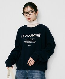 【CHIGNON】別注ロゴスウェット
