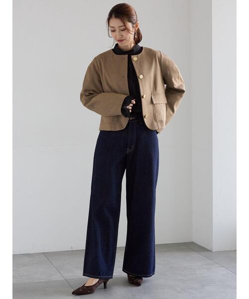 Te chichi（テチチ）の「レースカフスボリュームスリーブブラウス（シャツ/ブラウス・レディース・ブラック/オフホワイト・F）」の6枚目の写真