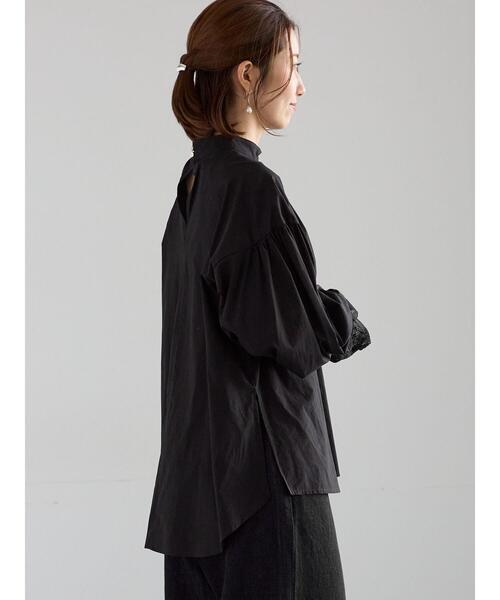 Te chichi（テチチ）の「レースカフスボリュームスリーブブラウス（シャツ/ブラウス・レディース・ブラック/オフホワイト・F）」の10枚目の写真