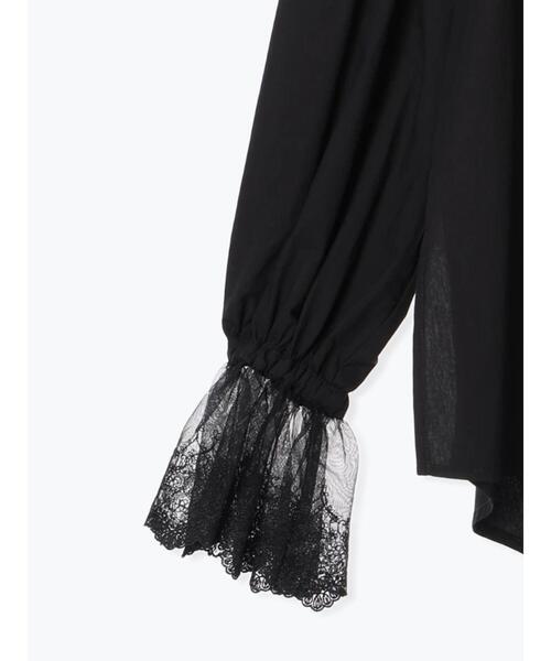 Te chichi（テチチ）の「レースカフスボリュームスリーブブラウス（シャツ/ブラウス・レディース・ブラック/オフホワイト・F）」の18枚目の写真