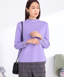 GALLORIA | 配色ボトルネックニット(ニット/セーター)