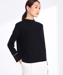 GALLORIA | 配色ボトルネックニット(ニット/セーター)