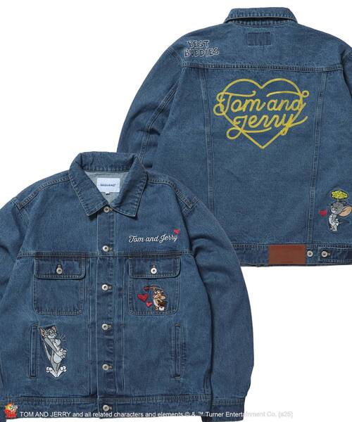 SEQUENZ（シークエンズ）】TJ CHAIN EMB.DENIM JACKET / オーバー