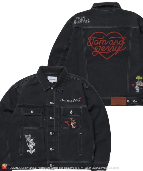 SEQUENZ（シークエンズ）】TJ CHAIN EMB.DENIM JACKET / オーバー