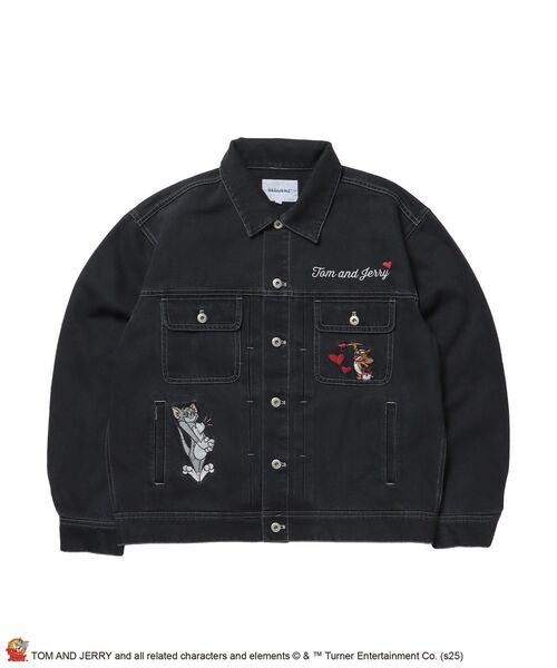 SEQUENZ（シークエンズ）】TJ CHAIN EMB.DENIM JACKET / オーバー