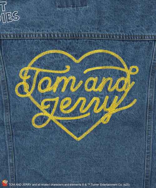   JEANS フォト 刺繍 デニム ジャケット SEQUENZ（シークエンズ）】TJ CHAIN EMB.DENIM JACKET / オーバー