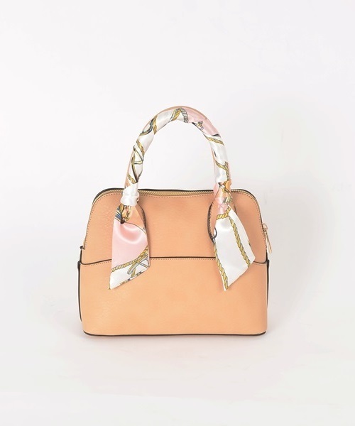 Khaju(カージュ)の「Khaju: スカーフミニバッグ□(ショルダーバッグ・レディース・アイボリー/ベージュ/ネイビー/ブラック・ONE SIZE)」の17枚目の写真