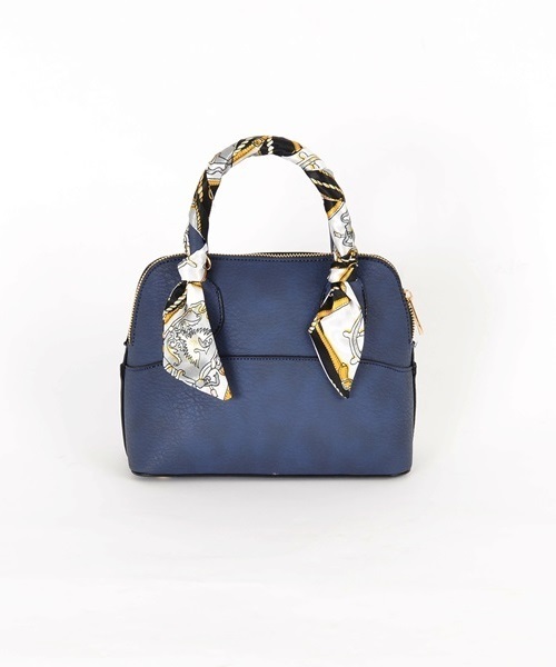 Khaju(カージュ)の「Khaju: スカーフミニバッグ□(ショルダーバッグ・レディース・アイボリー/ベージュ/ネイビー/ブラック・ONE SIZE)」の18枚目の写真