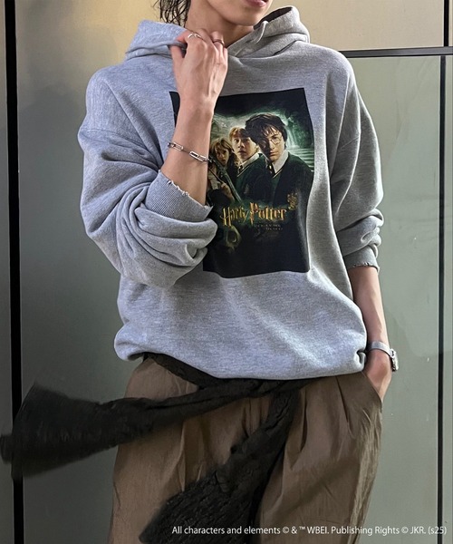 Ameri(アメリ)の「Harry Potter HEATHER HOODIE(パーカー・レディース・グレー・SMALL/MEDIUM)」の7枚目の写真