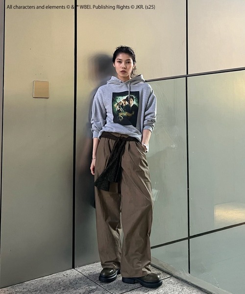 Ameri(アメリ)の「Harry Potter HEATHER HOODIE(パーカー・レディース・グレー・SMALL/MEDIUM)」の8枚目の写真