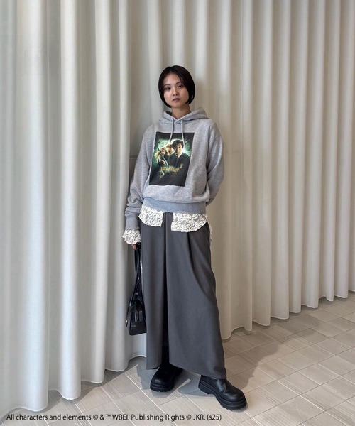 Ameri(アメリ)の「Harry Potter HEATHER HOODIE(パーカー・レディース・グレー・SMALL/MEDIUM)」の5枚目の写真