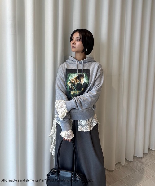 Ameri(アメリ)の「Harry Potter HEATHER HOODIE(パーカー・レディース・グレー・SMALL/MEDIUM)」の3枚目の写真