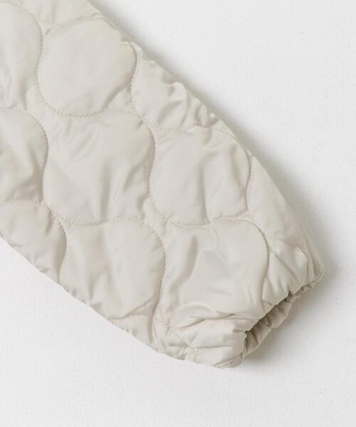 ITEMS URBANRESEARCH（アイテムズ アーバンリサーチ）の「瓢箪キルト中綿ブルゾン（ダウンジャケット/コート・レディース・ホワイト系その他/ブラック/カーキ・FREE）」の10枚目の写真