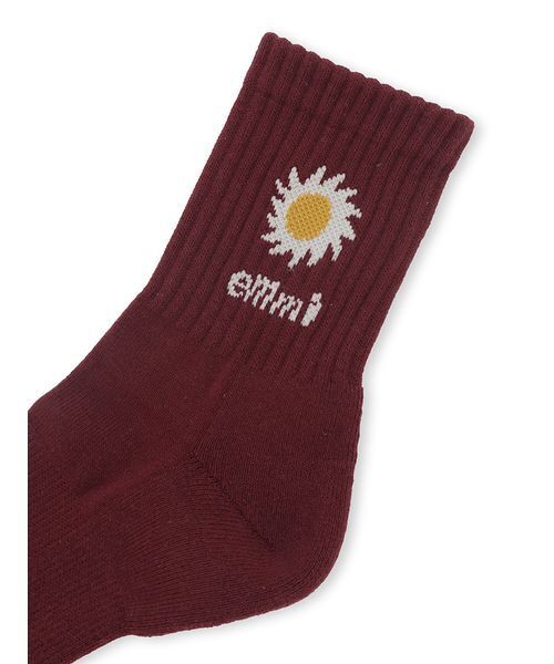 emmi（エミ）の「【Global warming 】リブソックス（ソックス/靴下・レディース・ホワイト/ブルー/ダークネイビー/バーガンディー・F）」の9枚目の写真