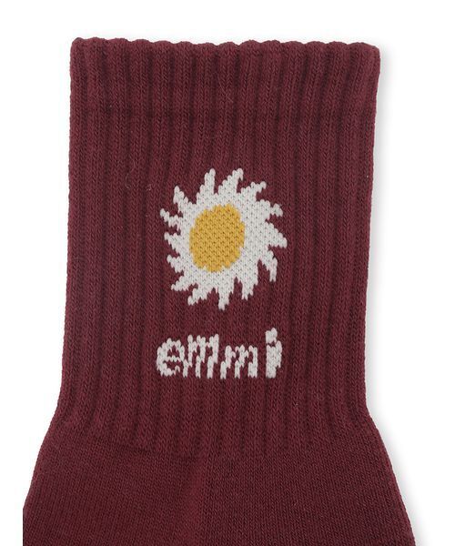 emmi（エミ）の「【Global warming 】リブソックス（ソックス/靴下・レディース・ホワイト/ブルー/ダークネイビー/バーガンディー・F）」の10枚目の写真