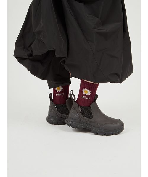 emmi（エミ）の「【Global warming 】リブソックス（ソックス/靴下・レディース・ホワイト/ブルー/ダークネイビー/バーガンディー・F）」の11枚目の写真