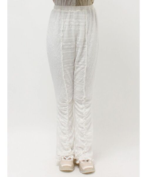 merry jenny(メリージェニー)の「lace panel pants(その他パンツ・レディース・ピンク/ブラック/オフホワイト・FREE)」の10枚目の写真