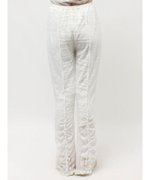 merry jenny(メリージェニー)の「lace panel pants(その他パンツ・レディース・ピンク/ブラック/オフホワイト・FREE)」の12枚目の写真