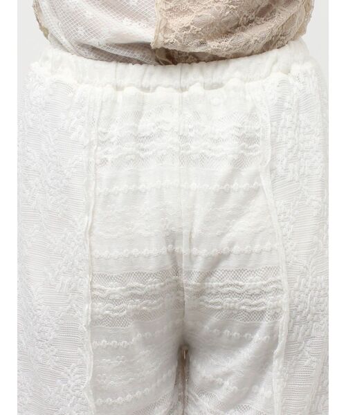 merry jenny(メリージェニー)の「lace panel pants(その他パンツ・レディース・ピンク/ブラック/オフホワイト・FREE)」の13枚目の写真