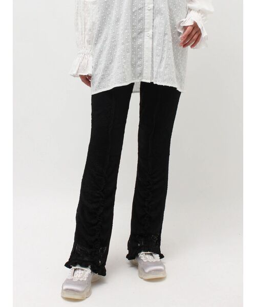 merry jenny(メリージェニー)の「lace panel pants(その他パンツ・レディース・ピンク/ブラック/オフホワイト・FREE)」の9枚目の写真