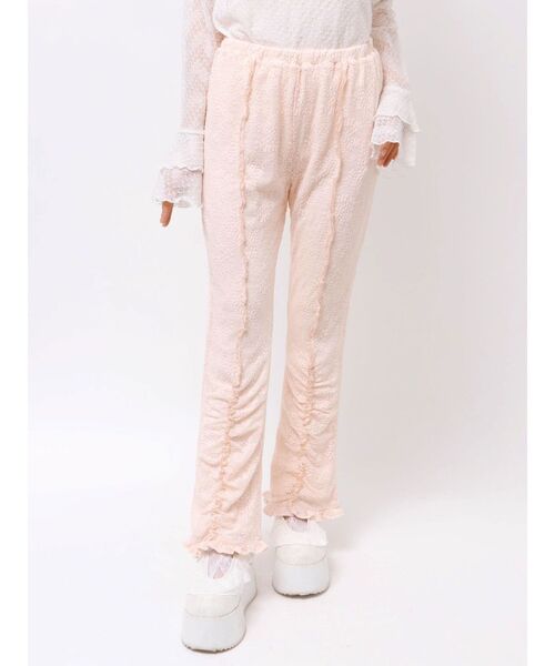 merry jenny(メリージェニー)の「lace panel pants(その他パンツ・レディース・ピンク/ブラック/オフホワイト・FREE)」の10枚目の写真