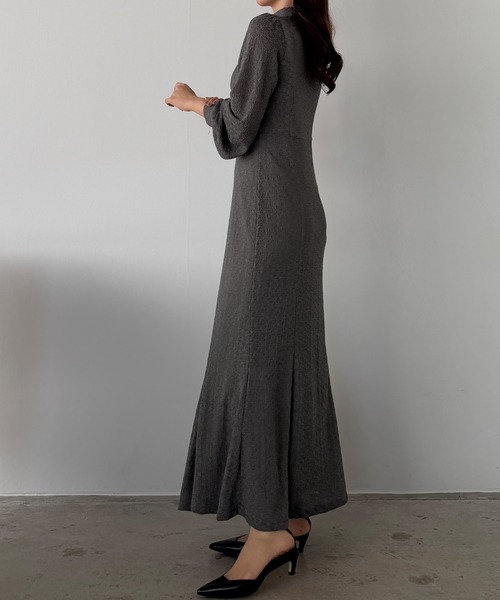 Louere(ルエレ)の「ポロレースドレス(ペチワンピースセット)(ドレス・レディース・アイボリー/ブラック/グレー・SMALL/MEDIUM/LARGE/X-LARGE)」の15枚目の写真
