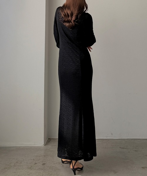 Louere(ルエレ)の「ポロレースドレス(ペチワンピースセット)(ドレス・レディース・アイボリー/ブラック/グレー・SMALL/MEDIUM/LARGE/X-LARGE)」の17枚目の写真