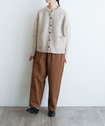 休日と詩 キュウジツトウタ スモールポケット　カーディガン 休日と詩（キュウジツトウタ）の「休日のスモールポケットカーディガン