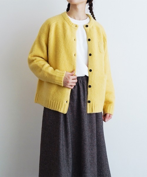 休日と詩 キュウジツトウタ スモールポケット　カーディガン セール】休日のスモールポケットカーディガン（カーディガン/ボレロ