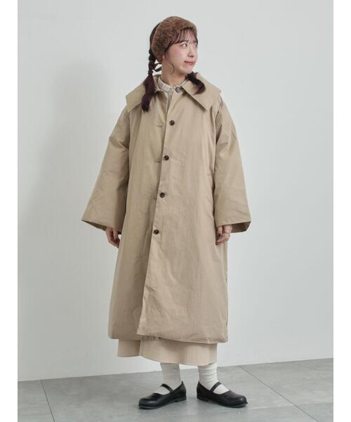 綿ナイロン中綿コート（その他アウター）｜TSUHARU by Samansa Mos2