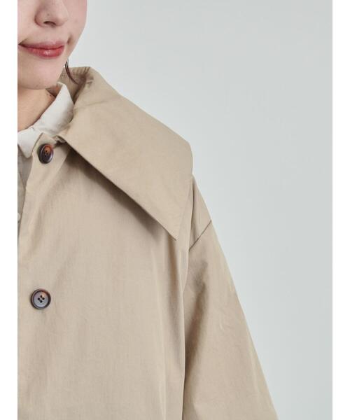 TSUHARU by Samansa Mos2（ツハルバイサマンサモスモス）の「綿ナイロン中綿コート（その他アウター・レディース・ベージュ/グリーン・F）」の12枚目の写真