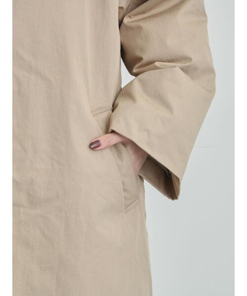 TSUHARU by Samansa Mos2（ツハルバイサマンサモスモス）の「綿ナイロン中綿コート（その他アウター・レディース・ベージュ/グリーン・F）」の14枚目の写真