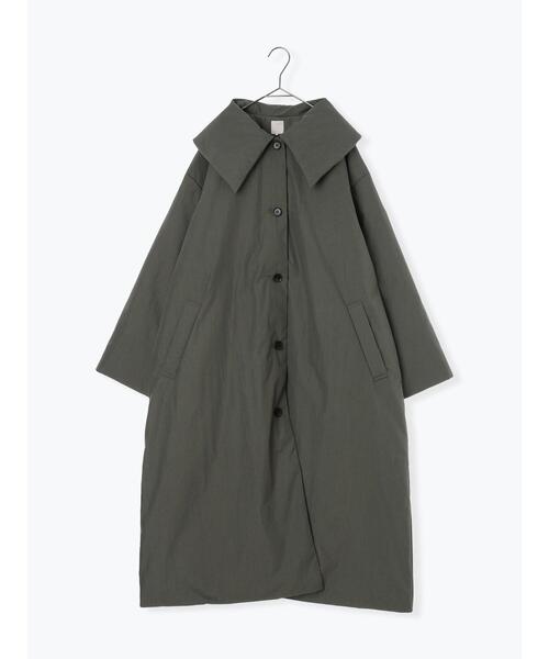 TSUHARU by Samansa Mos2（ツハルバイサマンサモスモス）の「綿ナイロン中綿コート（その他アウター・レディース・ベージュ/グリーン・F）」の7枚目の写真