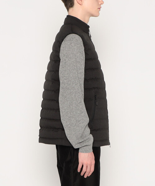 DANTON(ダントン)の「MEN'S WOOL LIKE POLYESTER MIDDLE DOWN STAND COLLAR VEST(その他アウター・メンズ・チャコール/ネイビー・XS/XL/M/S/L/XXL)」の6枚目の写真