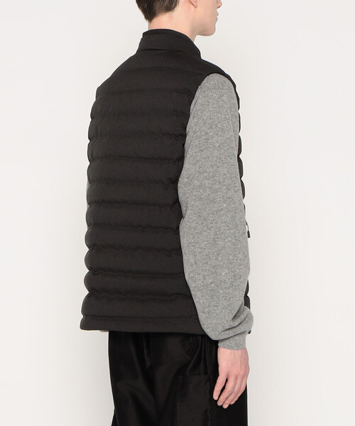 DANTON(ダントン)の「MEN'S WOOL LIKE POLYESTER MIDDLE DOWN STAND COLLAR VEST(その他アウター・メンズ・チャコール/ネイビー・XS/XL/M/S/L/XXL)」の7枚目の写真
