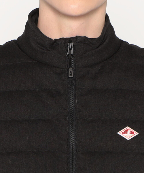 DANTON(ダントン)の「MEN'S WOOL LIKE POLYESTER MIDDLE DOWN STAND COLLAR VEST(その他アウター・メンズ・チャコール/ネイビー・XS/XL/M/S/L/XXL)」の9枚目の写真