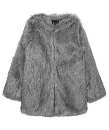 Scarf Fur Jacket (FL-041_Black)（ムートンコート）｜FLAREUP（フレア 