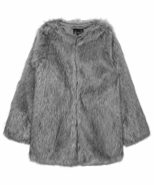 Fur Jacket (FL-046_Gray)（ムートンコート）｜FLAREUP（フレアアップ 