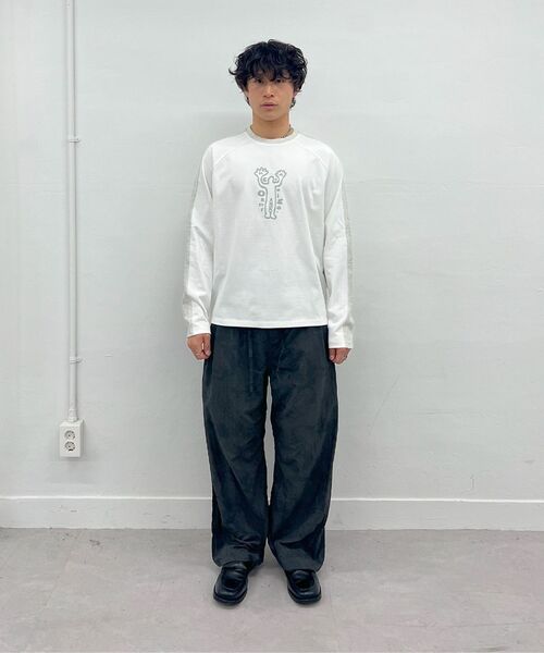 Millo Archive（ミロ アーカイブ）の「ツータイプクランピーロングスリーブ[ホワイト]（Tシャツ/カットソー・メンズ・その他・MEDIUM/LARGE/X-LARGE）」の9枚目の写真