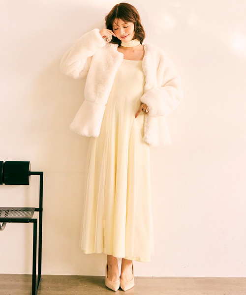 セール】ペプラムファージャケット（その他アウター）｜ROYAL PARTY