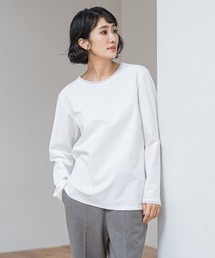 マシュマロポンチカットソー≪洗濯機で洗える≫