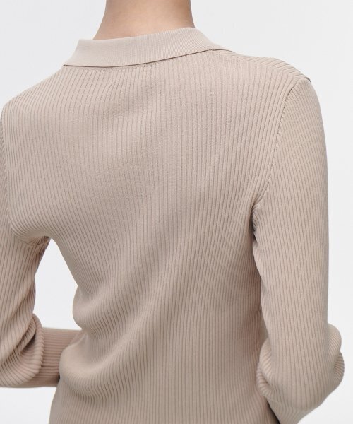 MUSINSA STANDARD WOMAN（ムシンサスタンダードウーマン）の「ウィメンズリブスリムカラーガーディガン[ライトベージュ]（カーディガン/ボレロ・レディース・その他・SMALL/MEDIUM/LARGE/X-SMALL）」の5枚目の写真