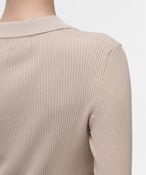 MUSINSA STANDARD WOMAN（ムシンサスタンダードウーマン）の「ウィメンズリブスリムカラーガーディガン[ライトベージュ]（カーディガン/ボレロ・レディース・その他・SMALL/MEDIUM/LARGE/X-SMALL）」の6枚目の写真